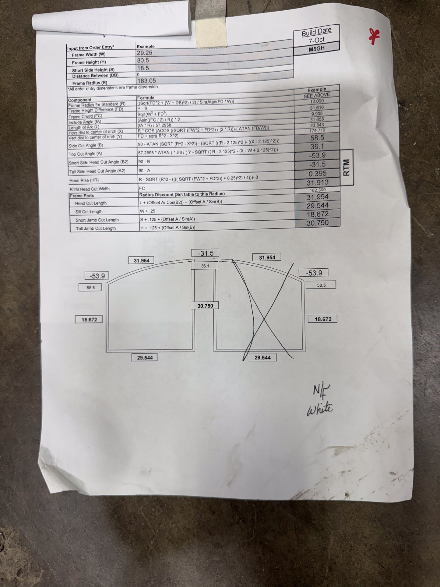 Pella® 250 Series Trapezoid Window 29.25 x 31.5 - Clark Listings
