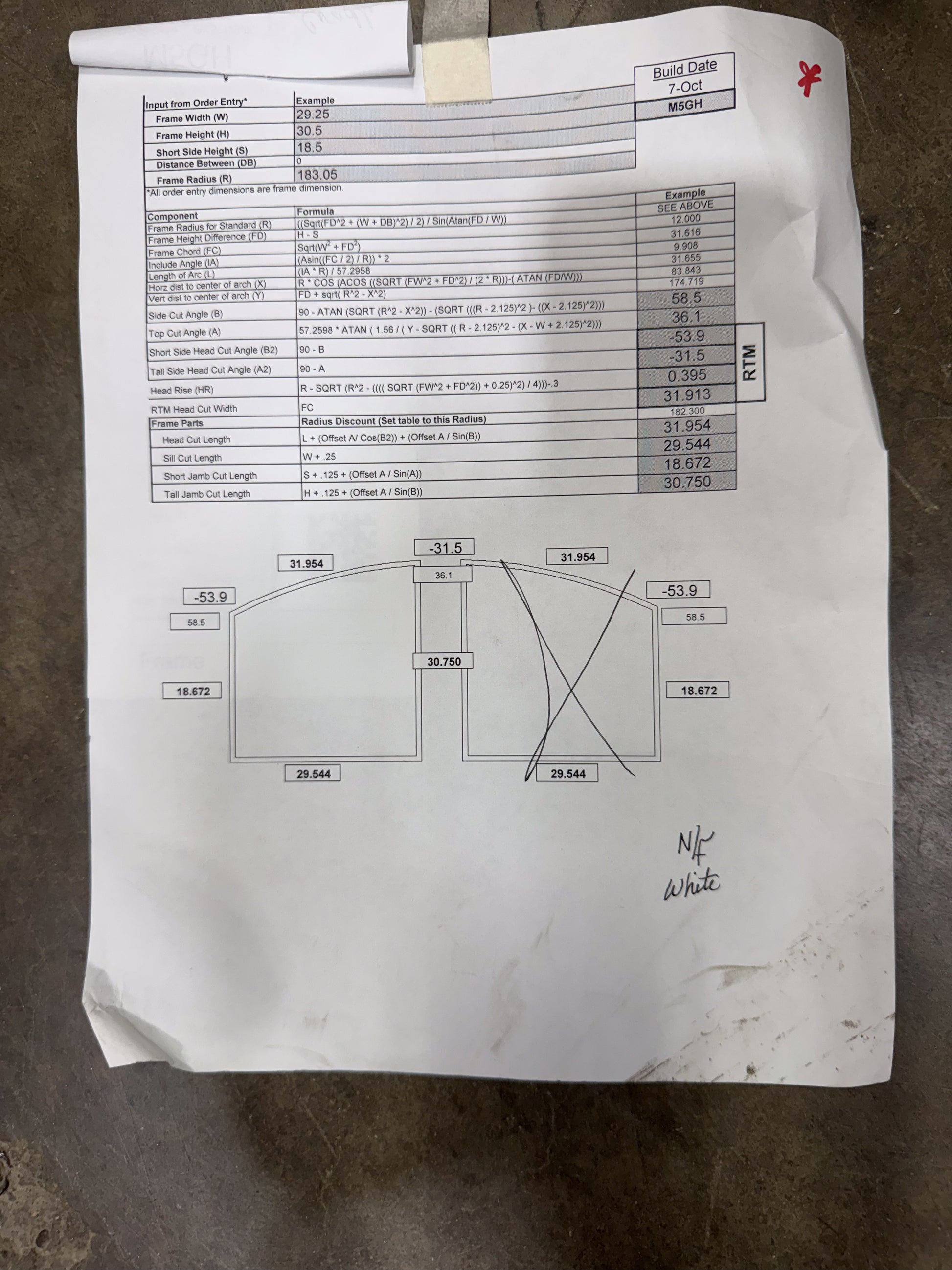 Pella® 250 Series Trapezoid Window 29.25 x 31.5 - Clark Listings