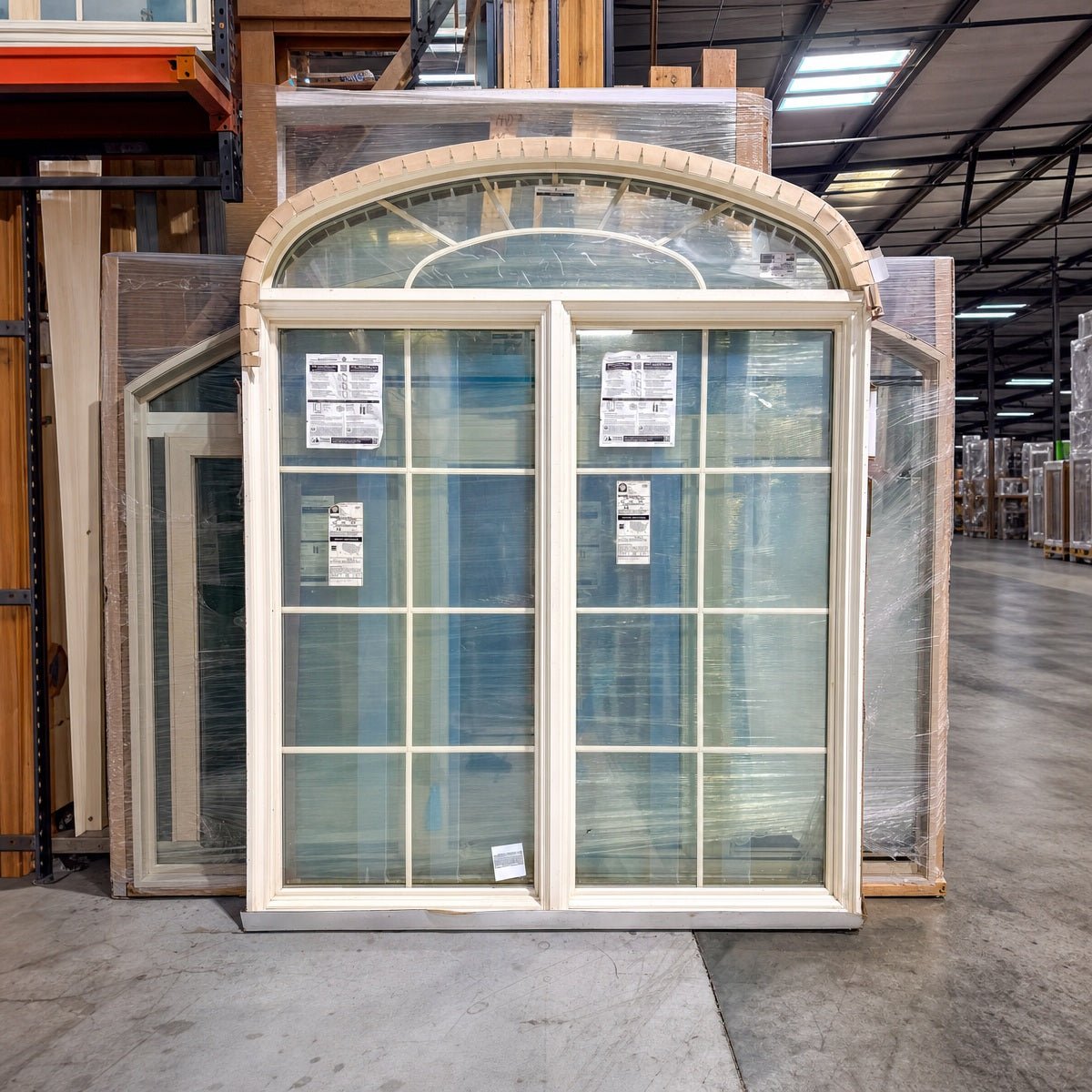 Pella® Lifestyle Picture 2-Wide Arched Window 69.75 x 88 - Clark Deals LLC