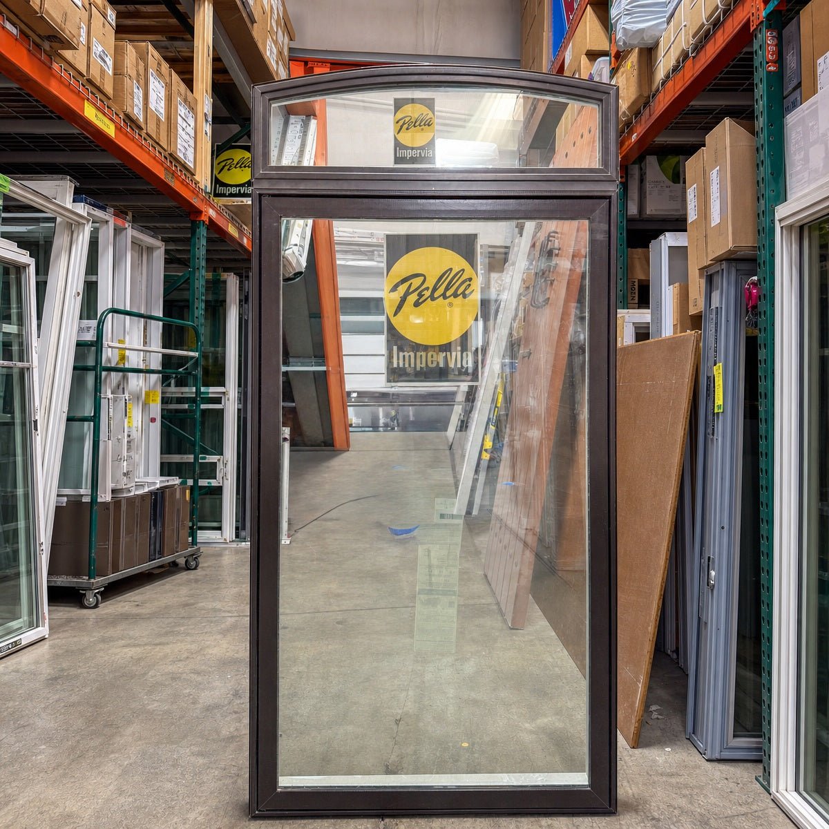 Pella® Impervia® Casement Arched Window 35.25 x 72 - Clark Deals LLC