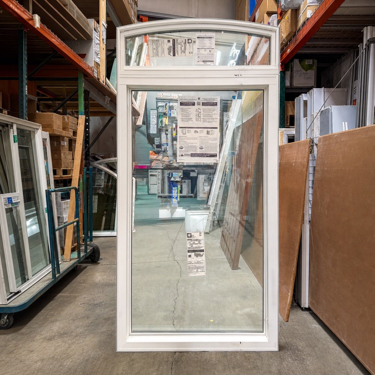Pella® Impervia® Casement Arched Window 35.25 x 72 - Clark Deals LLC