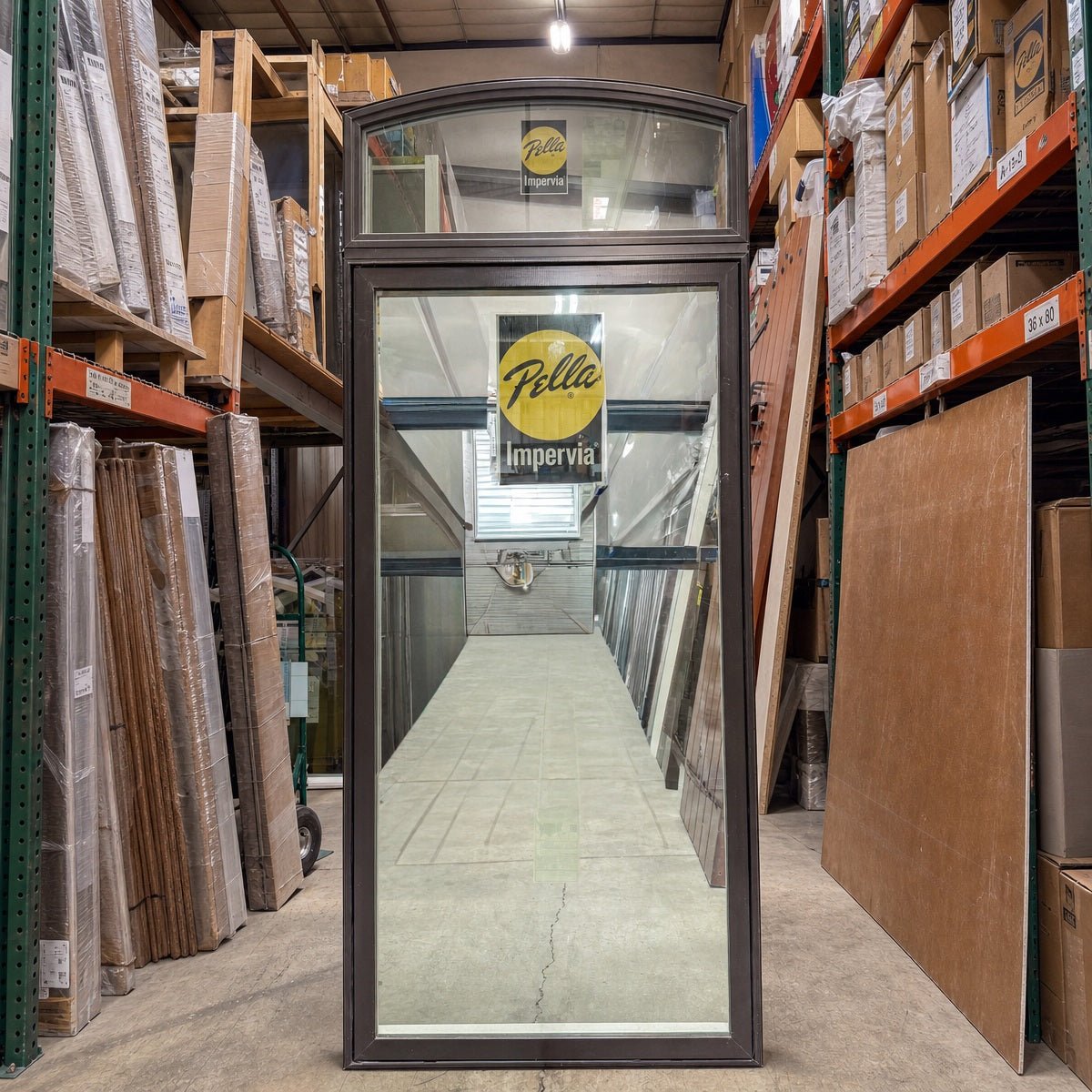 Pella® Impervia® Casement Arched Window 35.25 x 84 - Clark Deals LLC