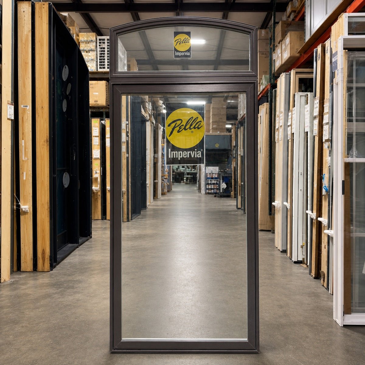 Pella® Impervia® Casement Arched Window 35.25 x 84 - Clark Deals LLC