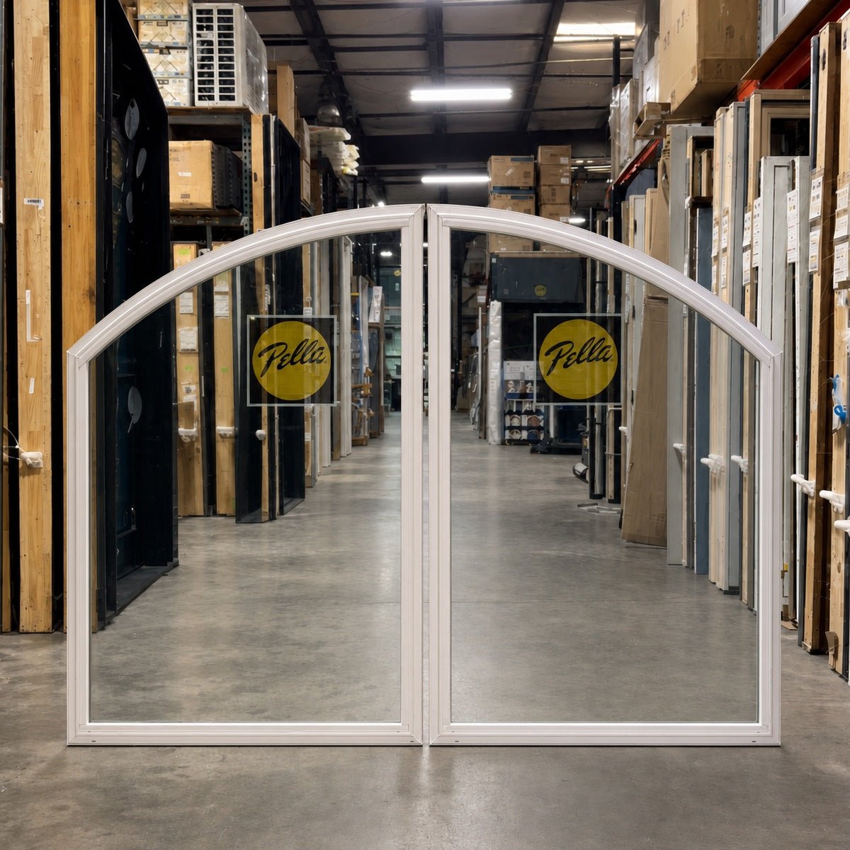 Pella® 250 Series Arched 2-Wide Window 71 x 45.5 - Clark Deals LLC
