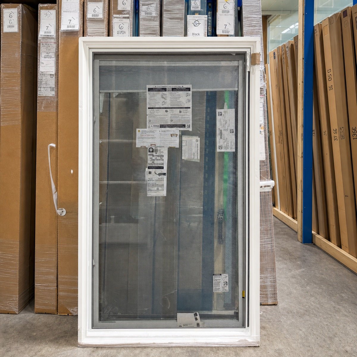 Pella® Lifestyle Casement w/ Blinds Window 34.25 x 58 - Clark Deals LLC