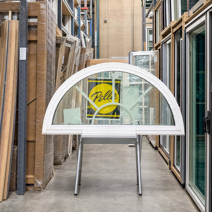Pella® 250 Series Arched Window 35.25 x 17.6 - Clark Deals LLC