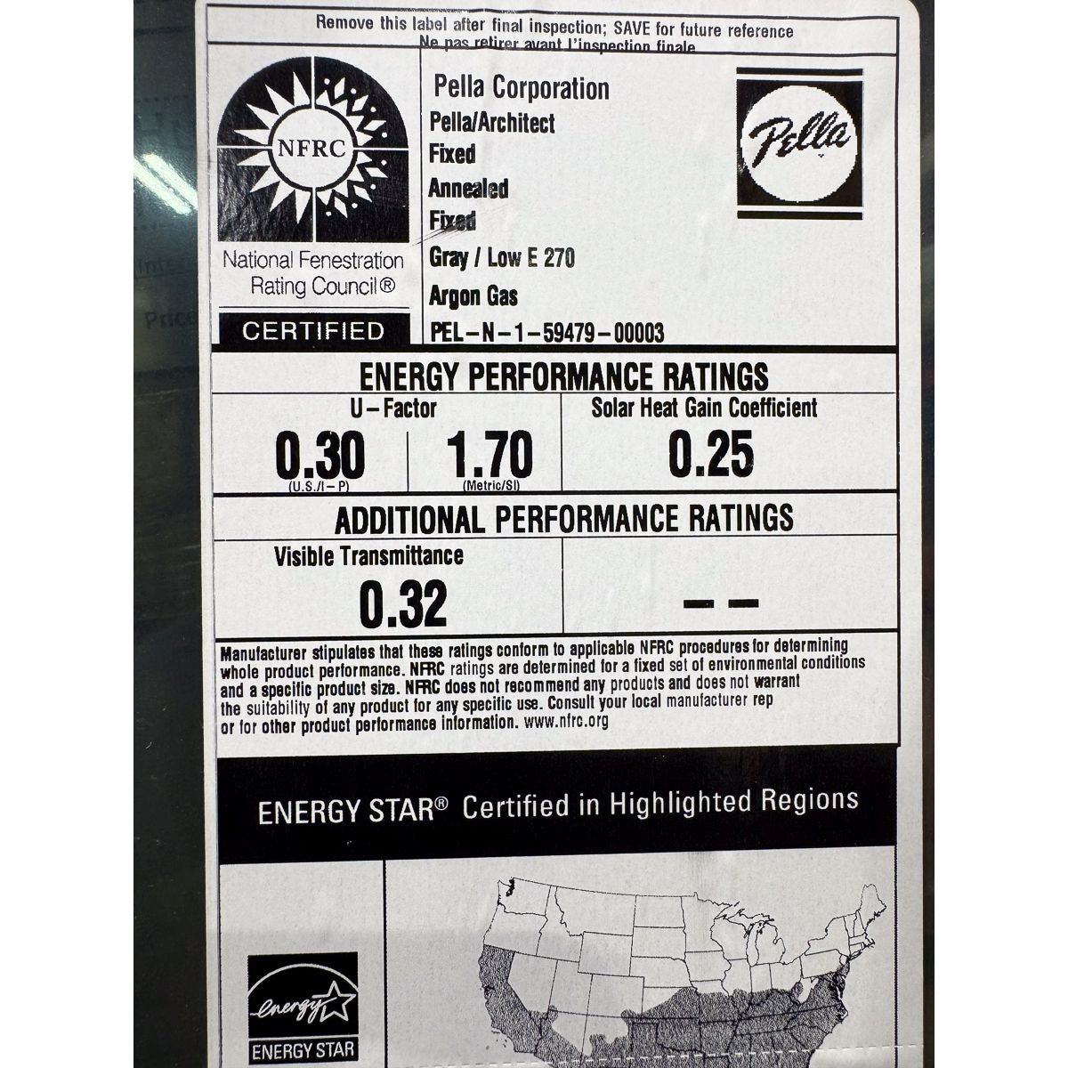 Pella® Lifestyle Picture Window 53 x 85 - Clark Listings