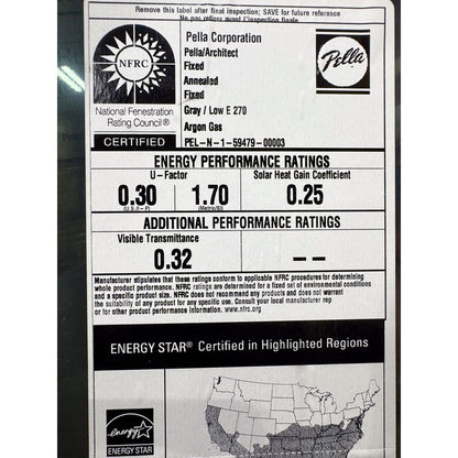 Pella® Lifestyle Picture Window 53 x 85 - Clark Listings