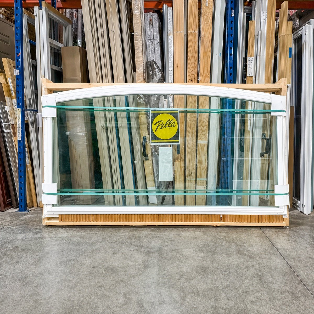 Pella® 250 Series Arched Window 71.25 x 37.5 - Clark Deals LLC