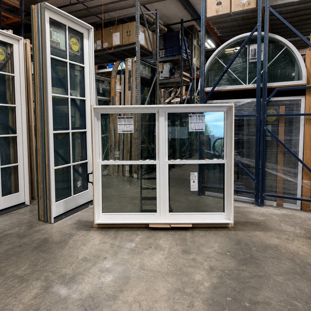 Pella® 250 Series Double Hung 2-Wide Window 75.5 x 61.5 - Clark Deals LLC