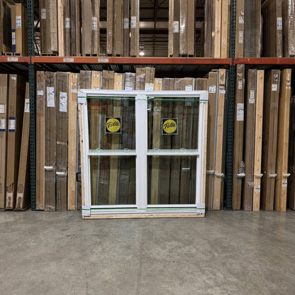 Pella® 250 Series Double Hung 2-Wide Window 65.5 x 70.5 - Clark Deals LLC