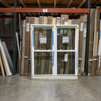 Pella® 250 Series Double Hung 2-Wide Window 65.5 x 70.5 - Clark Deals LLC