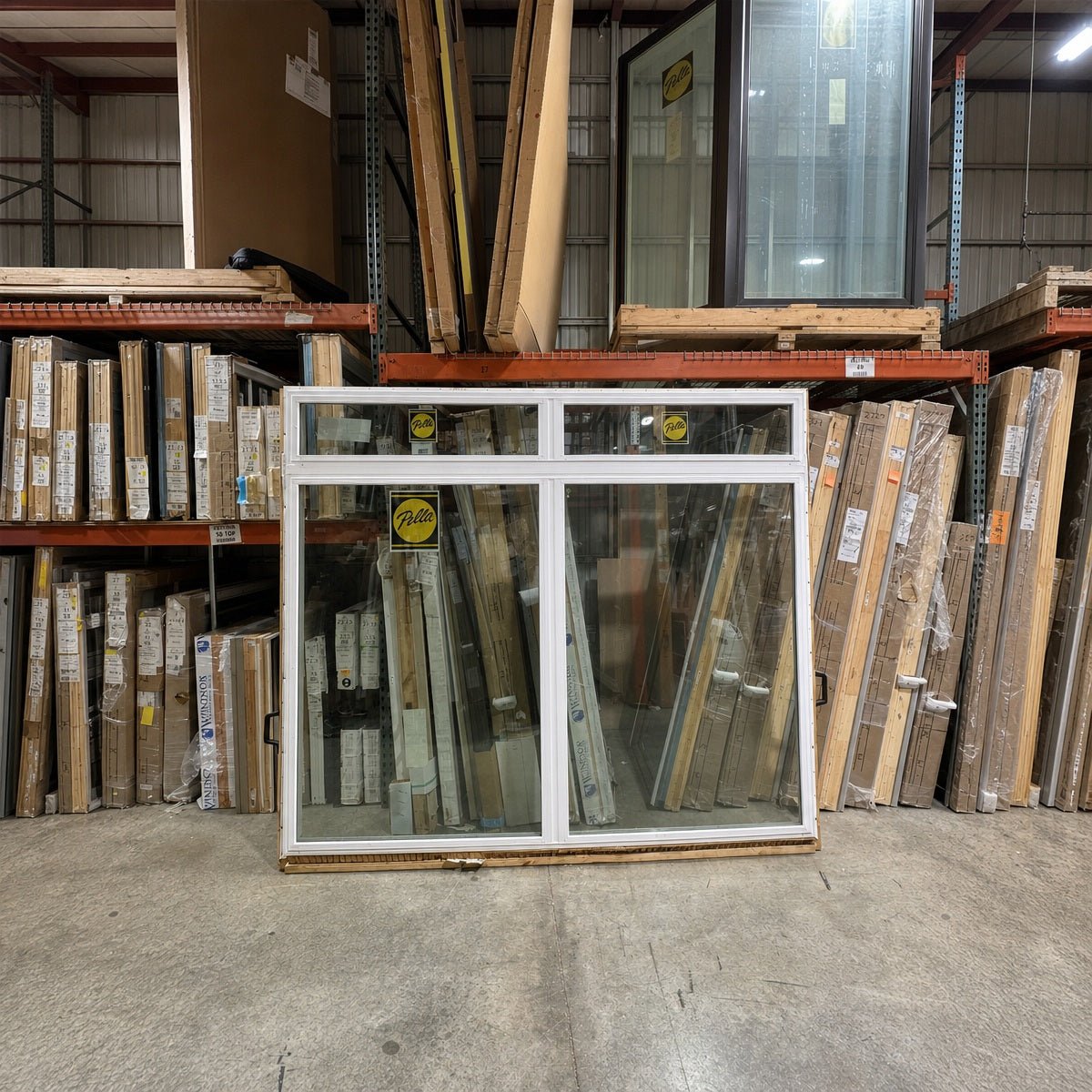 Pella® 250 Series Picture 2-Wide Transom Window 95.5 x 80 - Clark Deals LLC