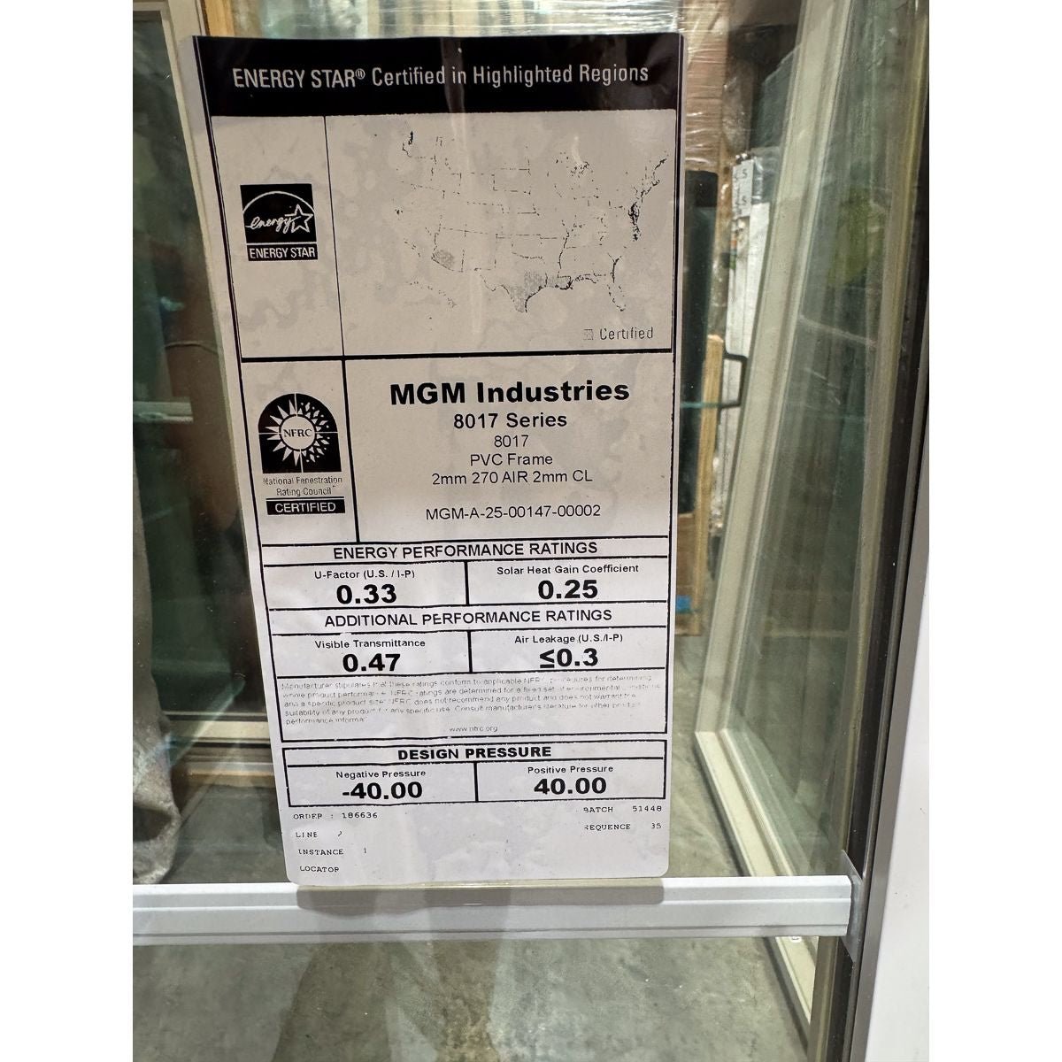 MGM Industries Double Hung Window 23.5 x 48 - Clark Deals LLC