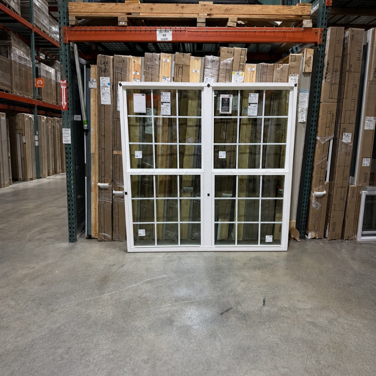 Windsor Next Dimension Single Hung 2-Wide Window 72 x 72.5 - Clark Deals LLC