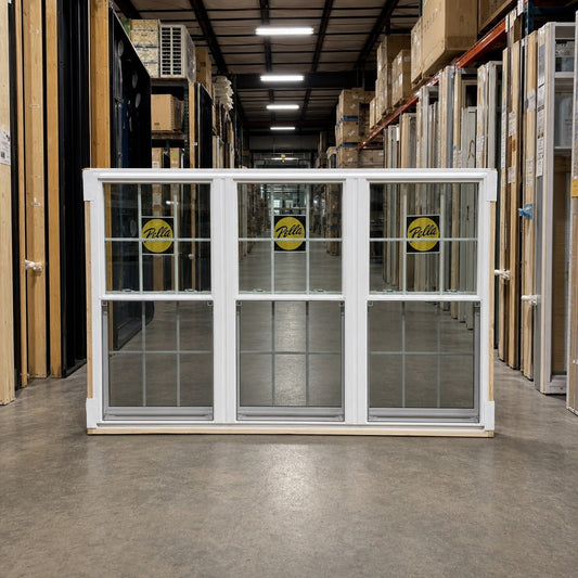 Pella® 250 Series Double Hung 3-Wide Window 98.25 x 61.5 - Clark Deals LLC