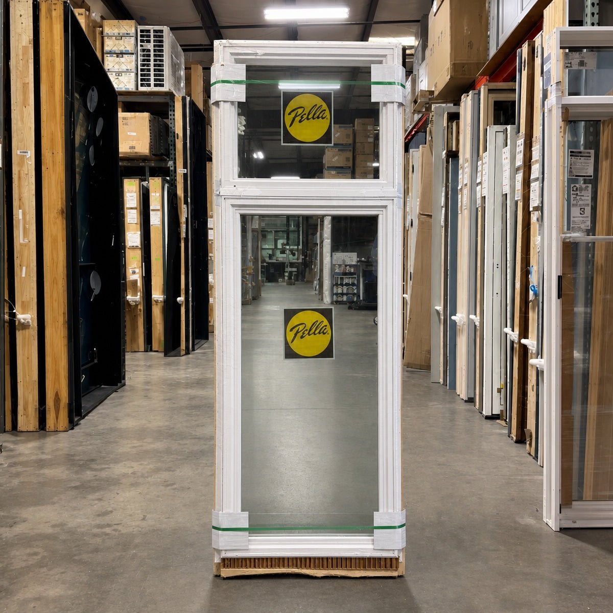 Pella® 250 Series Casement w/Transom Window 29.5 x 95.5 - Clark Deals LLC