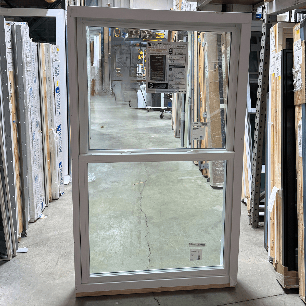 Windsor Pinnacle Double Hung Window 38 x 64 - Clark Deals LLC