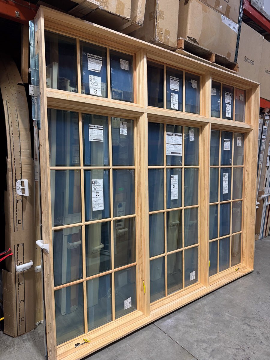 Pella® Reserve Casement 3-Wide W/ Transom Window 105 x 94.5 - Clark Deals LLC