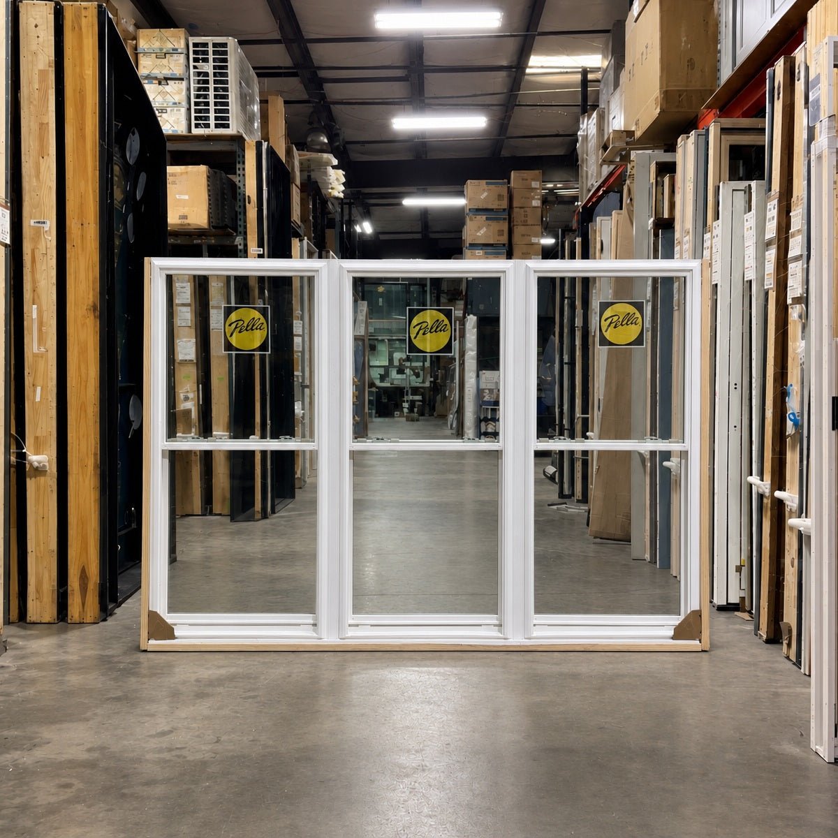 Pella® 250 Series Double Hung 3-Wide Window 105.5 x 70 - Clark Deals LLC