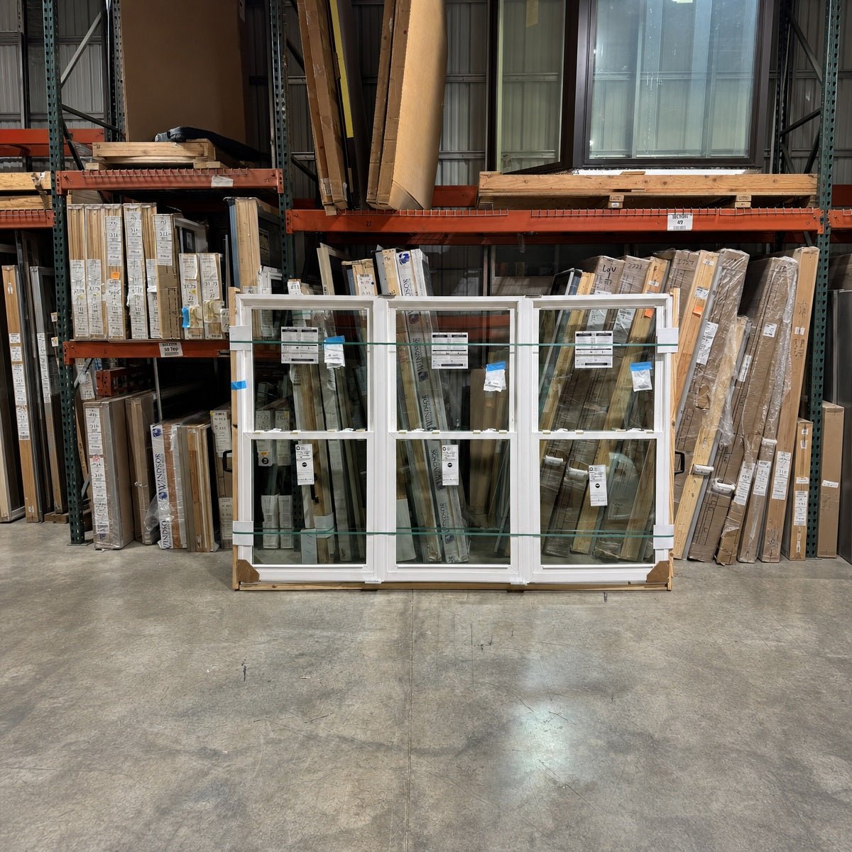 Pella® 250 Series Double Hung 3-Wide Window 105.5 x 70 - Clark Deals LLC
