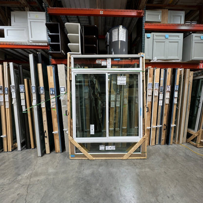 Pella® Impervia® Sliding w/ Transom Window 71 x 102 - Clark Deals LLC