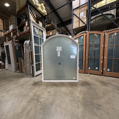 Pella® Lifestyle Arched "FROSTED" Window 67.5 x 85.5 - Clark Deals LLC