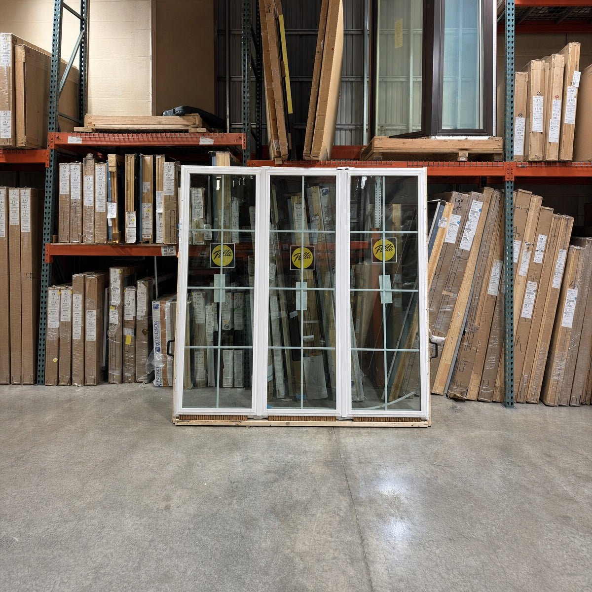 Pella® 250 Series Picture 3-Wide Window 88.625 x 86.75 - Clark Deals LLC