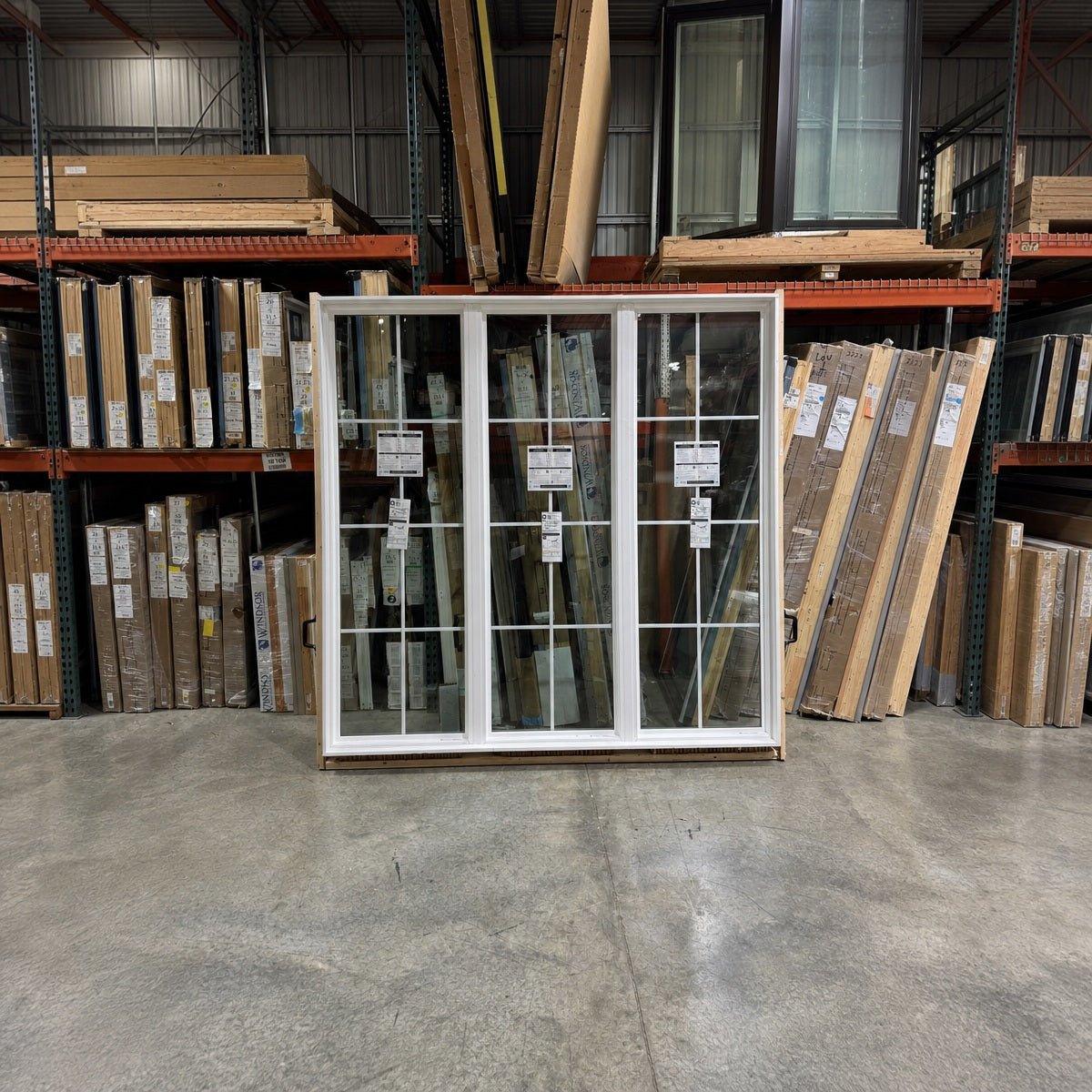 Pella® 250 Series Picture 3-Wide Window 88.625 x 86.75 - Clark Deals LLC