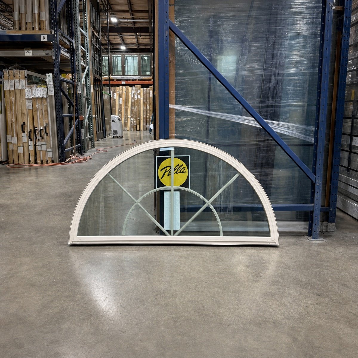 Pella® 250 Series Arched Window 55 x 27.25 - Clark Deals LLC