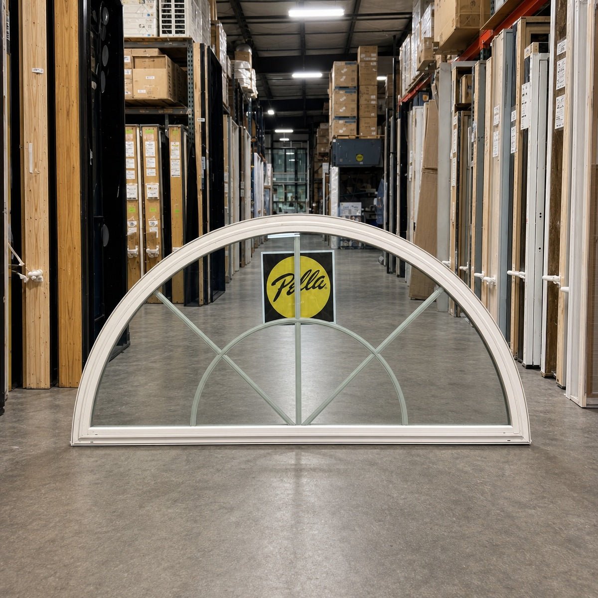 Pella® 250 Series Arched Window 55 x 27.25 - Clark Deals LLC