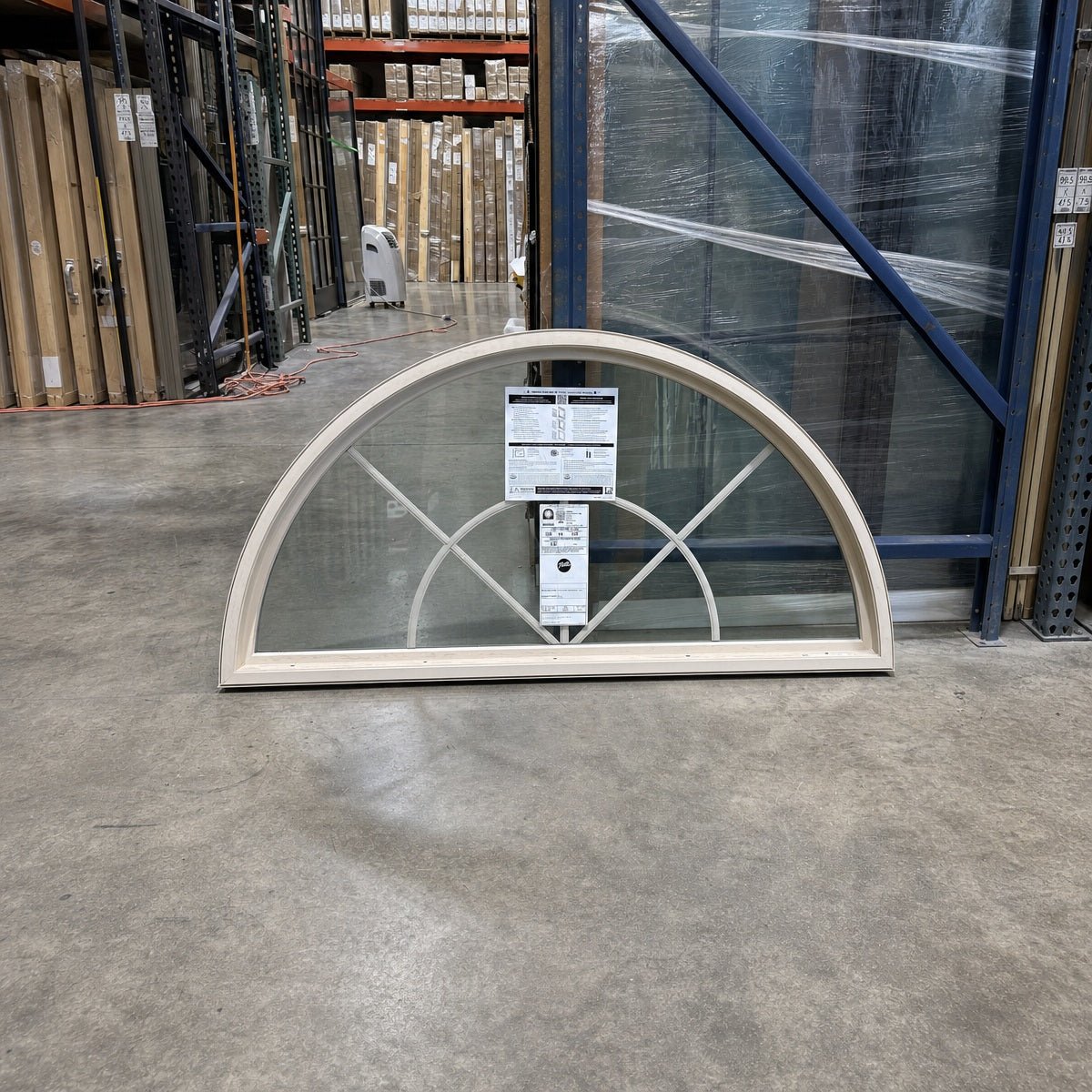 Pella® 250 Series Arched Window 55 x 27.25 - Clark Deals LLC