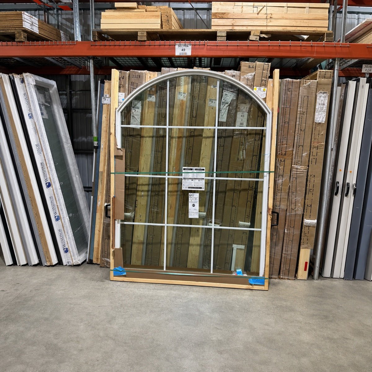 Pella® Impervia® Arched Window 60 x 80 - Clark Deals LLC