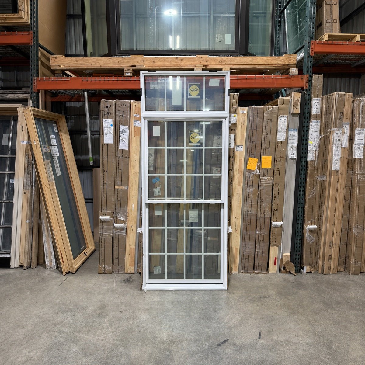 Pella® Lifestyle Double Hung w/ Transom Window 37.5 x 94 - Clark Deals LLC