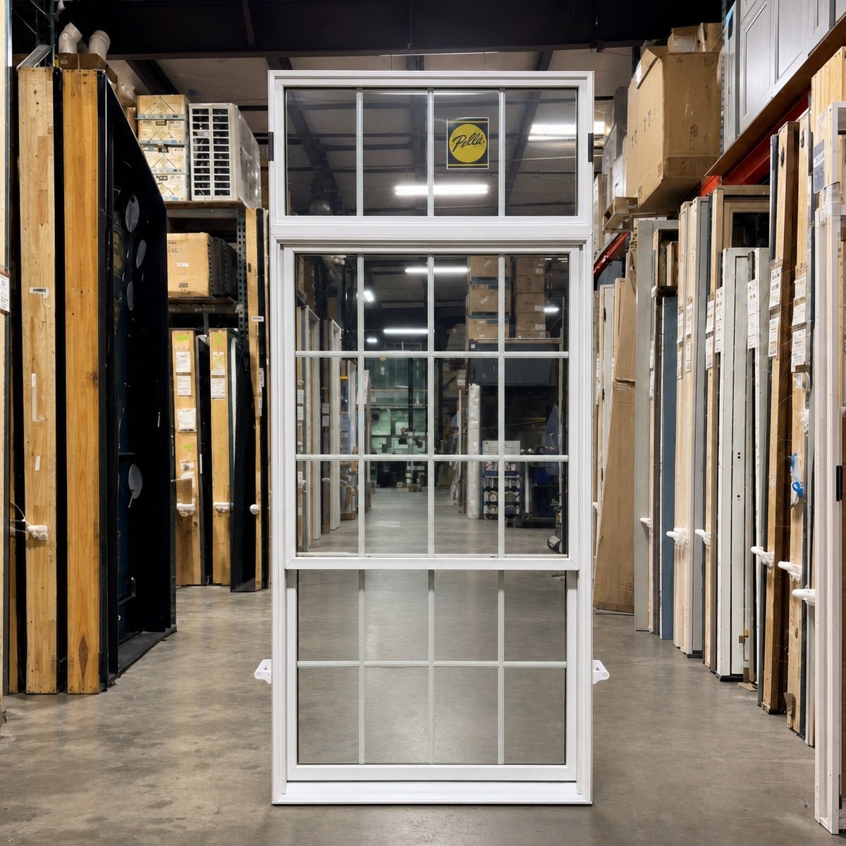 Pella® Lifestyle Double Hung w/ Transom Window 37.5 x 94 - Clark Deals LLC