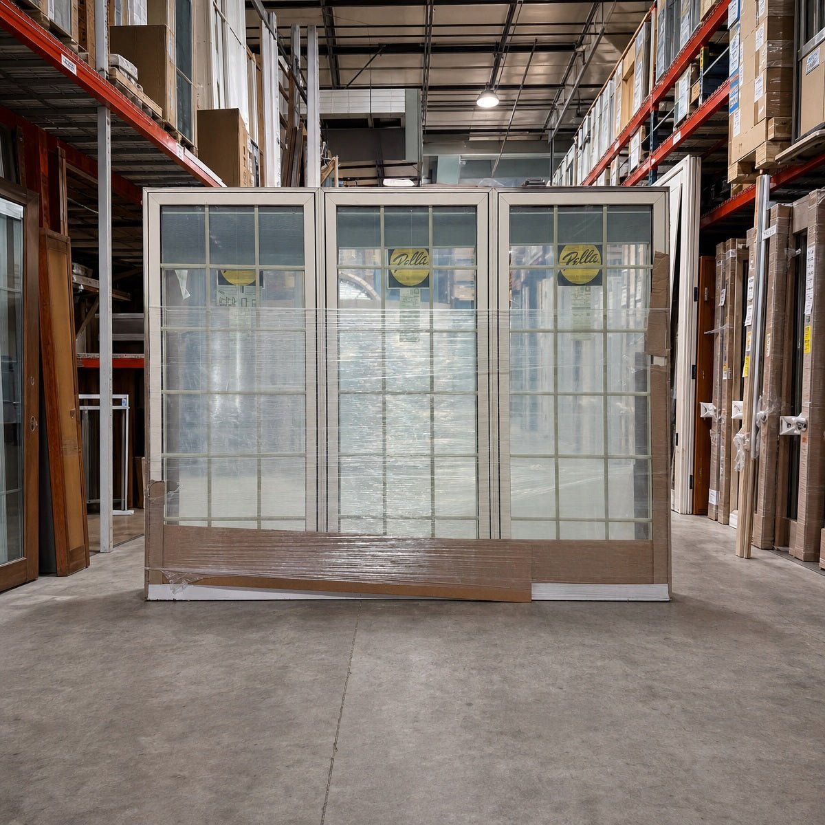 Pella® Lifestyle Casement 3-Wide w/ Blinds Window 99.25 x 71.75 - Clark Deals LLC