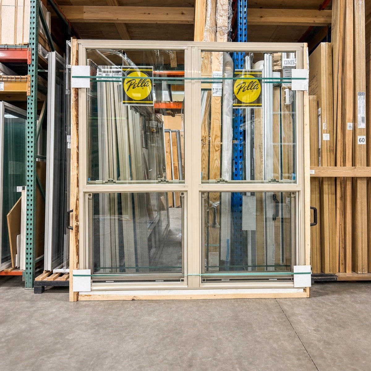 Pella® 250 Series Single Hung 2-Wide Window 64 x 69 - Clark Deals LLC