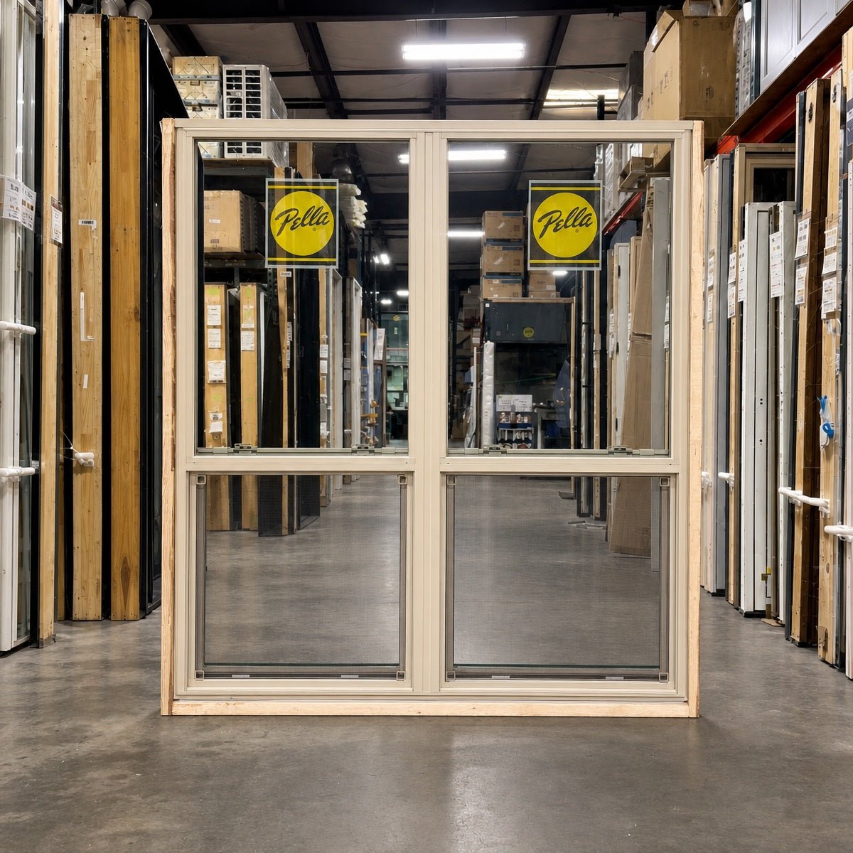 Pella® 250 Series Single Hung 2-Wide Window 64 x 69 - Clark Deals LLC