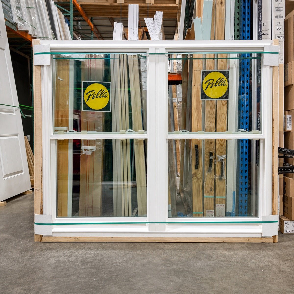 Pella® 250 Series Double Hung 2-Wide Window 71 x 56.5 - Clark Deals LLC