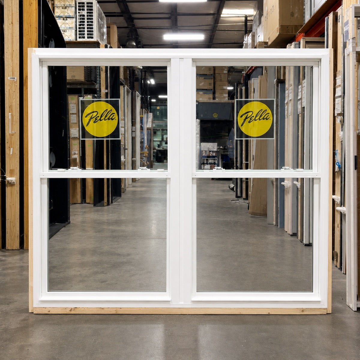 Pella® 250 Series Double Hung 2-Wide Window 71 x 56.5 - Clark Deals LLC