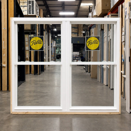Pella® 250 Series Double Hung 2-Wide Window 71 x 56.5 - Clark Deals LLC
