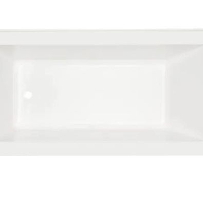 New Sitka 60x32 Three Wall Alcove Soaker Bathtub With Left Drain In White