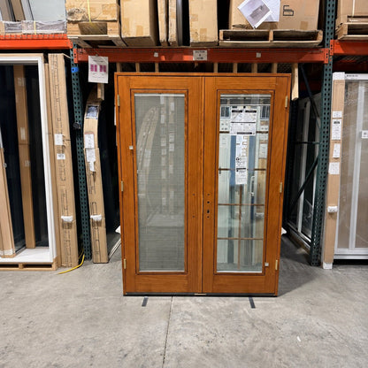 French Door Pella® Lifestyle 60 x 80 – Fossil - Clark Deals LLC