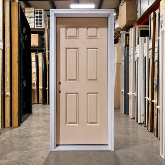 Entry Pella® Fiberglass 36 x 82 – Almond - Clark Deals LLC