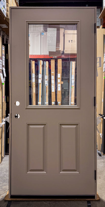 Entry Pella® Fiberglass 36 x 80 – Putty - Clark Listings