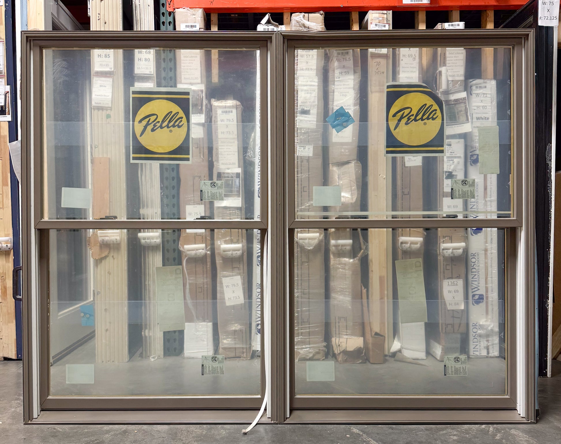 Pella® Lifestyle Double Hung 2 - Wide Window 74 x 57 - Clark Listings