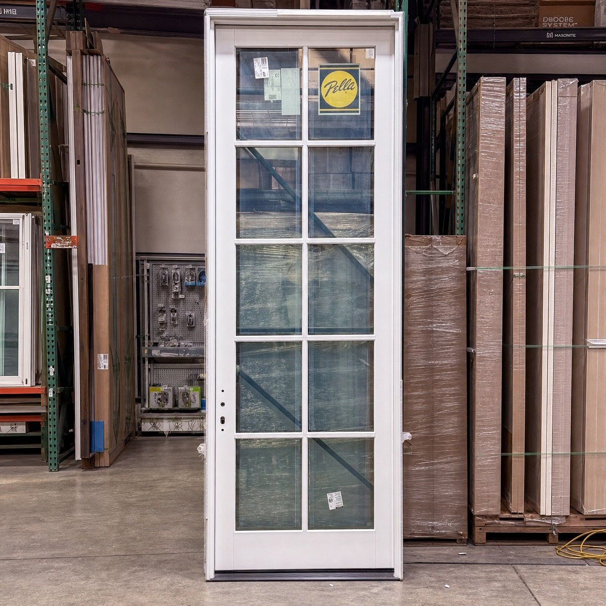 Entry Pella® Reserve 42 x 120 – Classic White - Clark Deals LLC