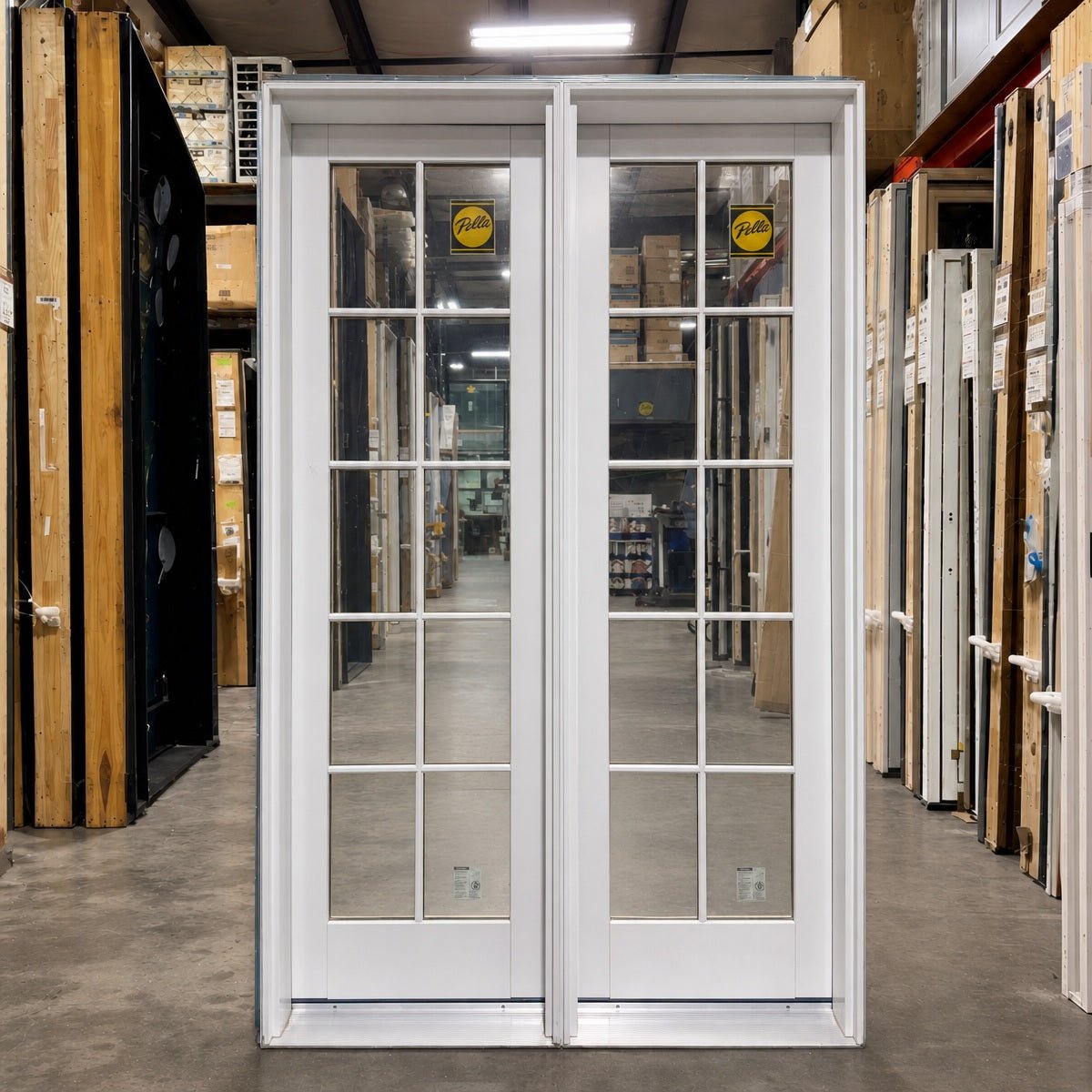 Double Fixed Pella® Lifestyle 60 x 96 – White - Clark Deals LLC