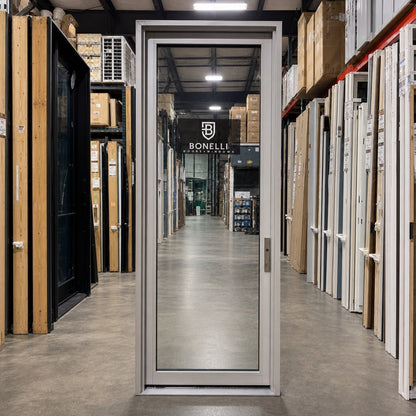 Commercial Entry Pella® / Bonelli 36 x 96 – Silver - Clark Deals LLC