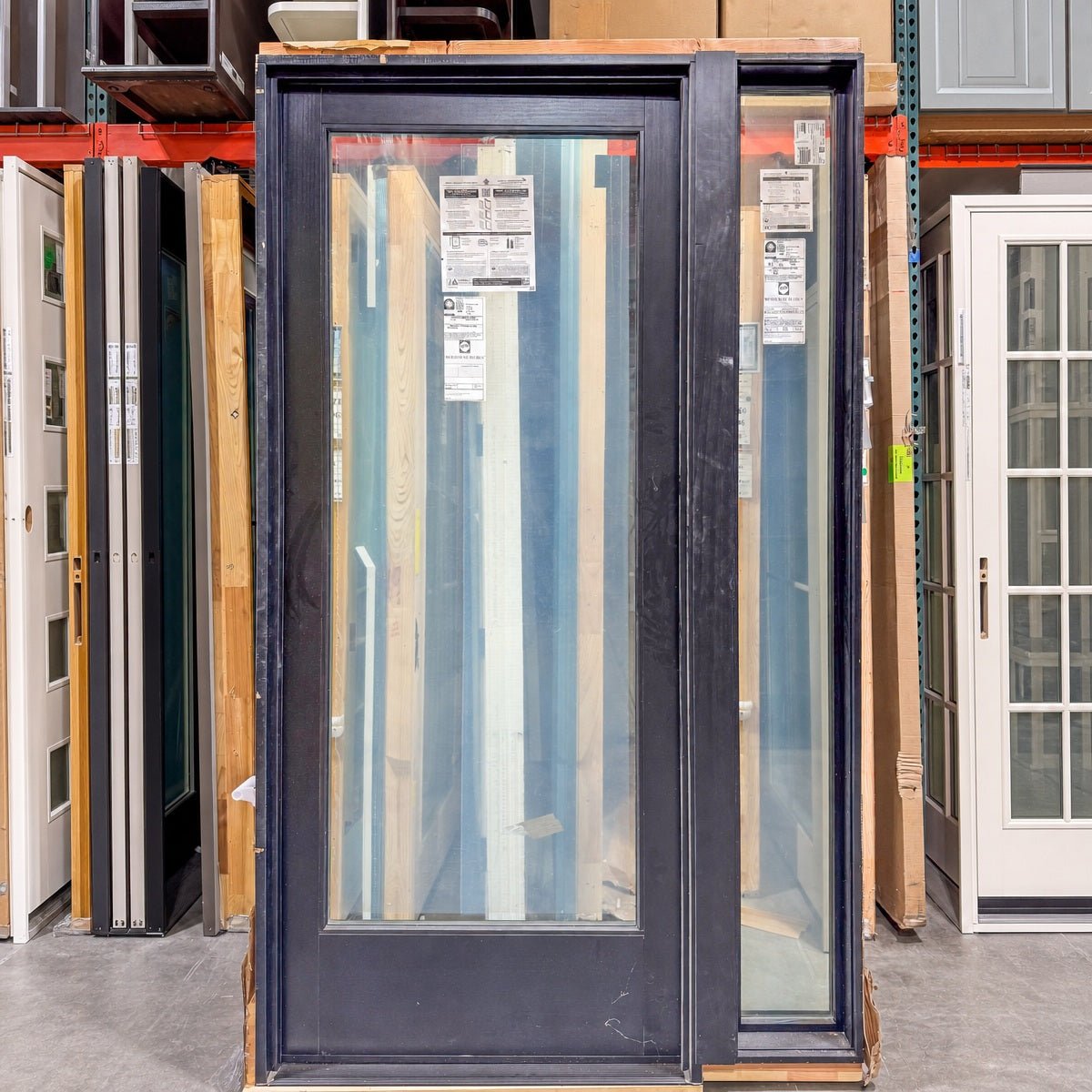 Commercial Entry Pella® Reserve 56 x 96 – Iron Ore - Clark Deals LLC